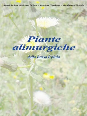 cover image of Piante alimurgiche della Bassa Irpinia